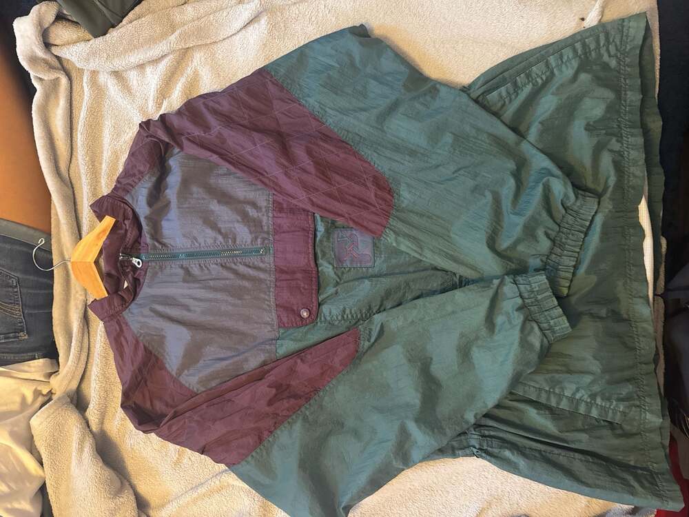 Vintage 90s FILA Colorblock Zip Up Windbreaker Jacket XXL